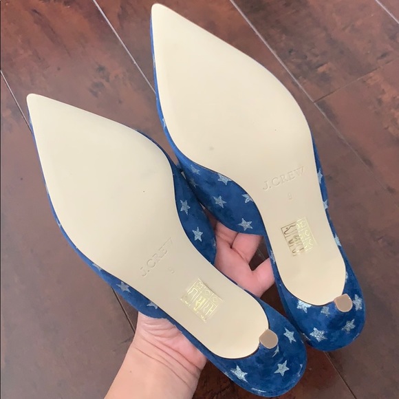 J. Crew Sophia Mules in Starry Suede - Picture 7 of 7